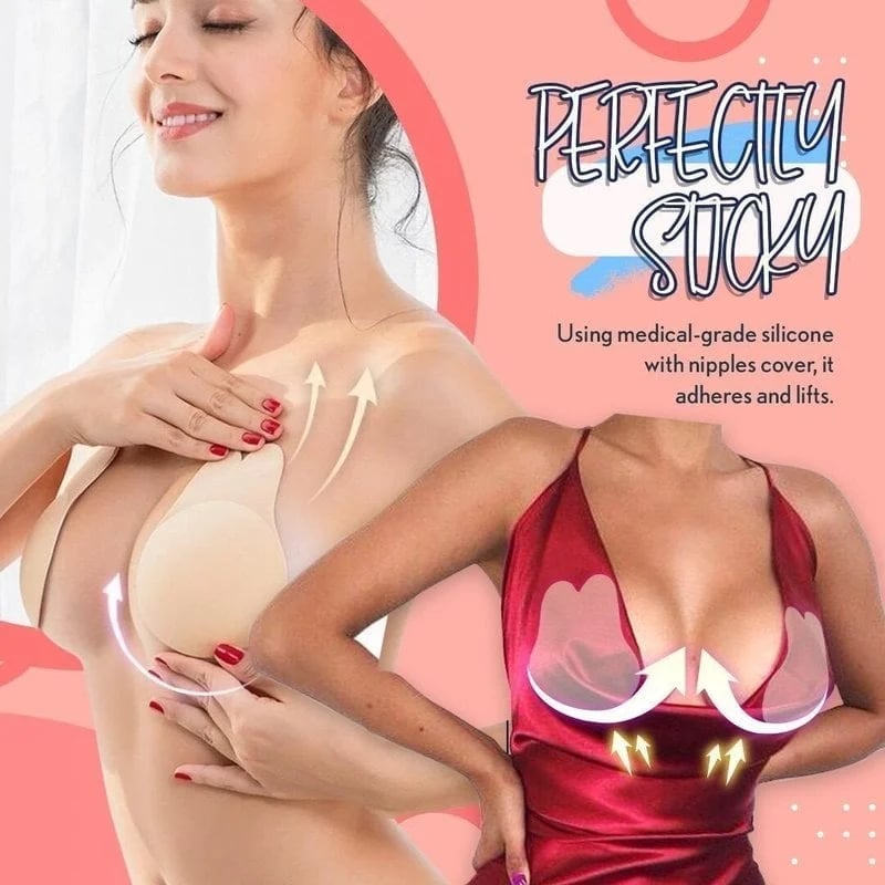 🔥LAST DAY BUY 1 GET 2 FREE(Add 3 To Cart)😲- Invisible Lifting Bra ⚡(Latex-free and Allergy-friendly)